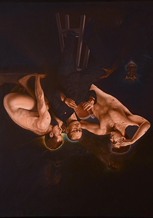 Igualdad de derechos en el México post sida. 120cm x 150cm. Óleo/lino.